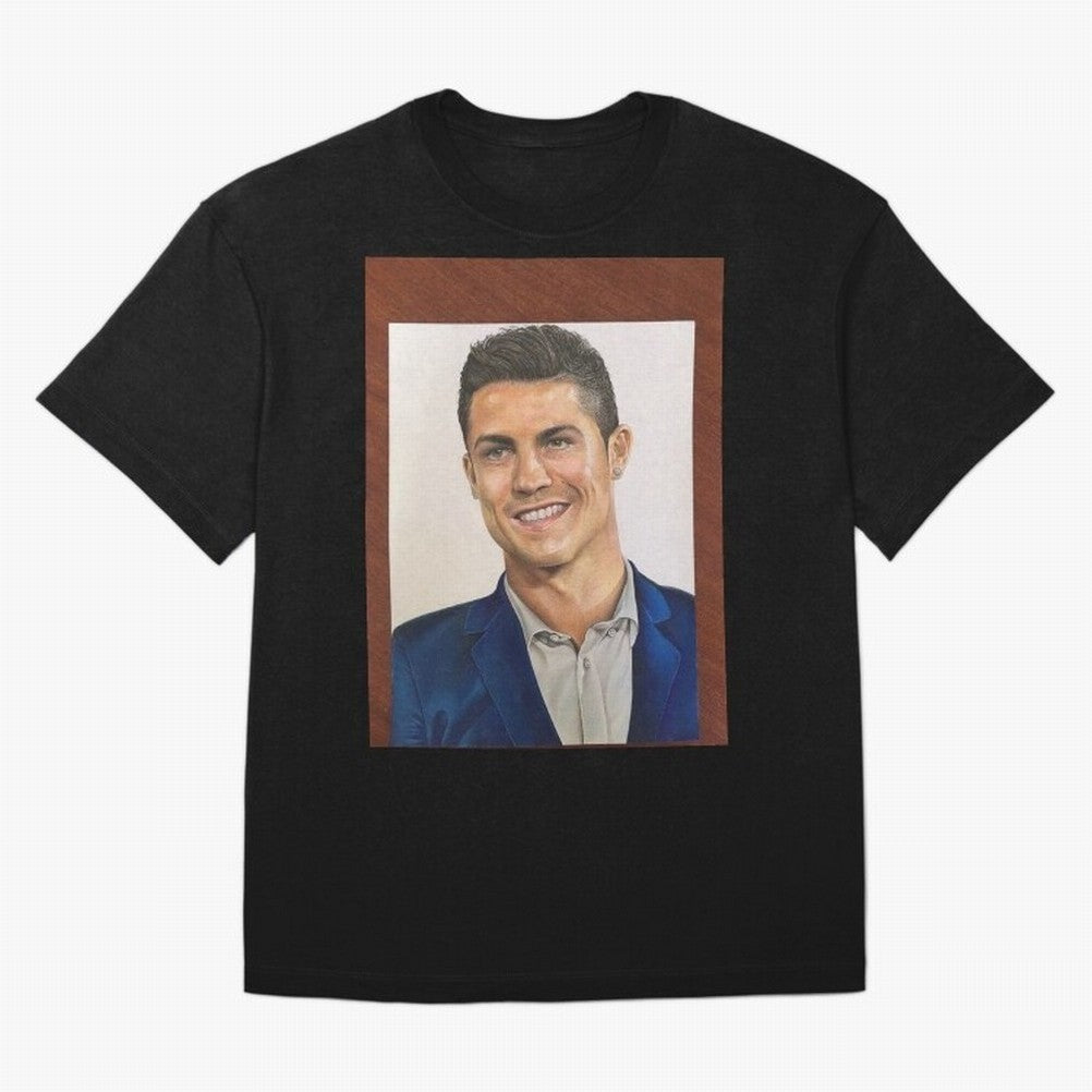 cristiano ronaldo Oversized T-Shirt Capture FIFA World Cup 2026 Spirit, Centered on Portugal, Haaland and Mbappe, Football History, Final Match Energy, Crowd Noise and Once in a Lifetime Moments; Created for Match Day Parties, Soccer Gifts, Fan