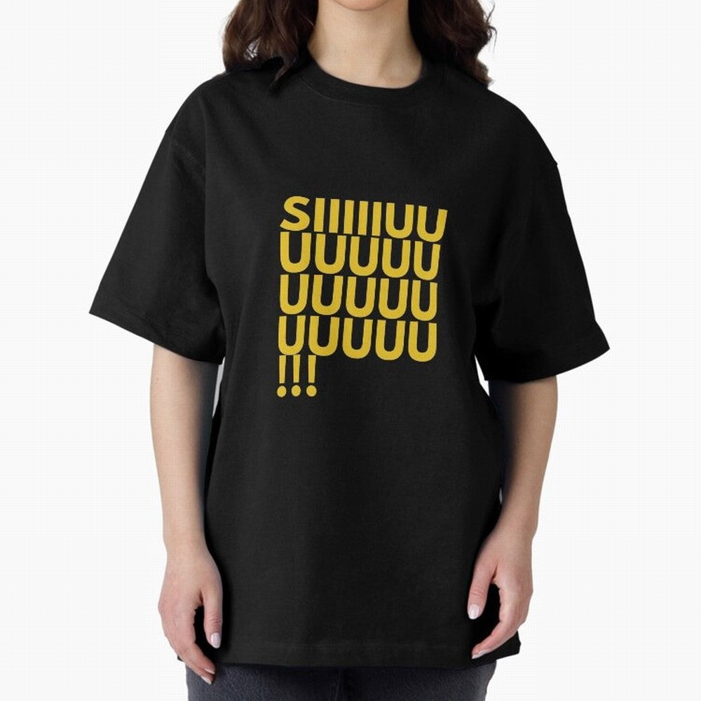 Cristiano Ronaldo Siuuu Oversized T-Shirt Join the Countdown to Match Day Hype around FIFA World Cup 2026, Mbappe and Neymar, Brazil, Portugal and Argentina, Soccer Culture, Superstar Moments, National Team Dreams and Competitive Fire; Built for