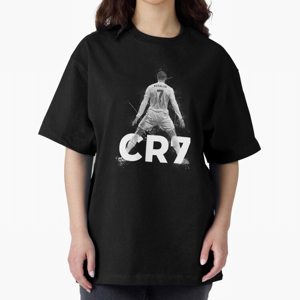 Cristiano Ronaldo Oversized T-Shirt Show Your Love for FIFA World Cup 2026 Group Stage Spirit, Built around Argentina, Neymar, Haaland and Cristiano Ronaldo, Global Supporter Spirit, Legendary Goals, National Colors and Tournament Celebration; Made