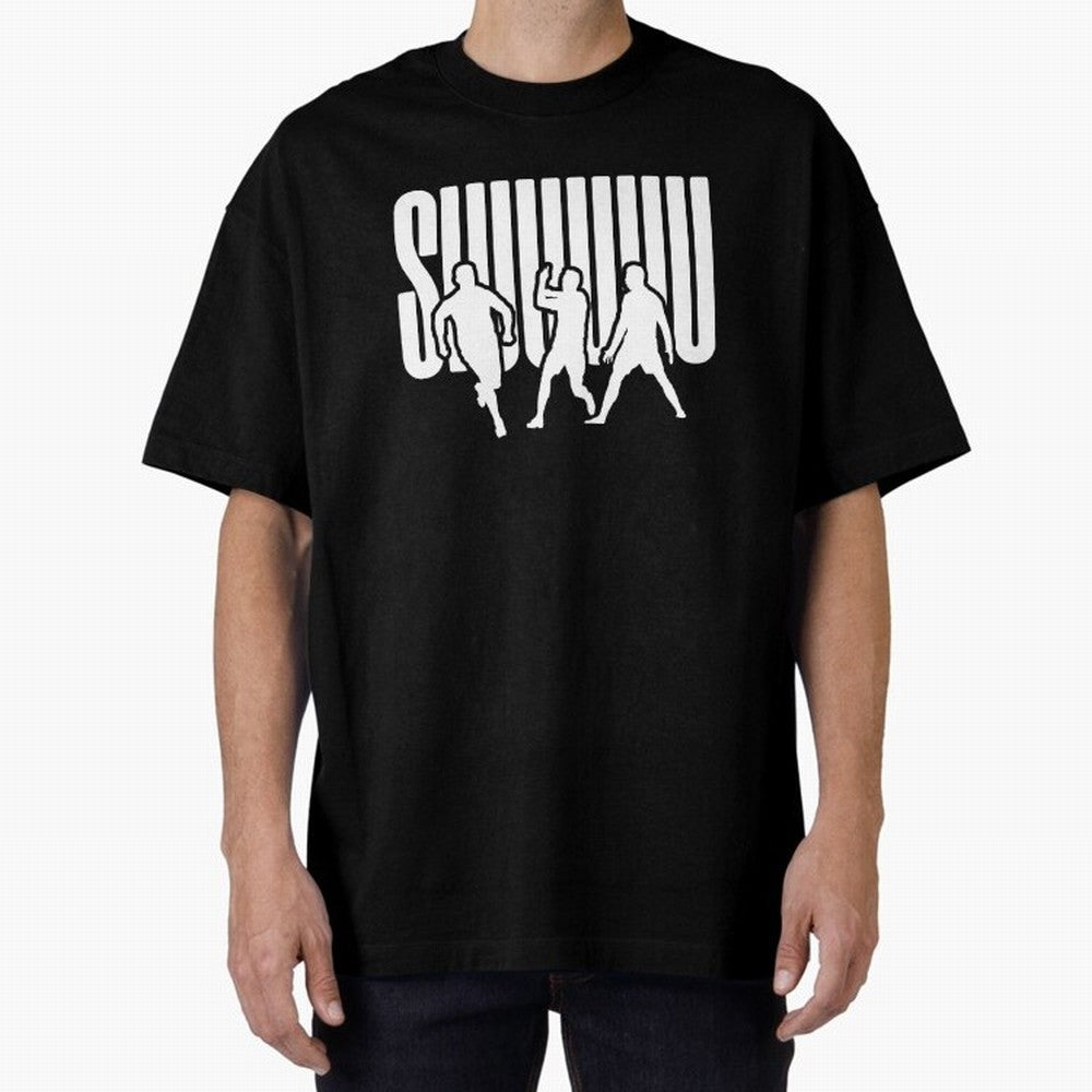 Siuuu Cristiano ronaldo suiii Oversized T-Shirt Show Your Love for FIFA World Cup 2026 USA Canada Mexico for Fans of Messi and Cristiano Ronaldo and Germany, Bringing Sports Nostalgia, International Competition, Famous Players and Unforgettable