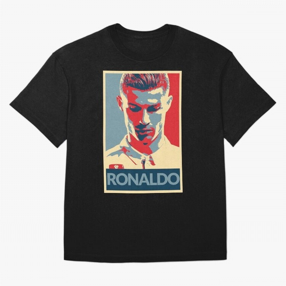 Cristiano Ronaldo Oversized T-Shirt Honor Football Greatness during FIFA World Cup 2026 Featuring Messi, France and Portugal Energy, Classic Soccer Heritage, Championship Pressure, Fan Loyalty and International Pride; Ideal for Football Dads,
