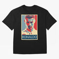 Cristiano Ronaldo Oversized T-Shirt Honor Football Greatness during FIFA World Cup 2026 Featuring Messi, France and Portugal Energy, Classic Soccer Heritage, Championship Pressure, Fan Loyalty and International Pride; Ideal for Football Dads,