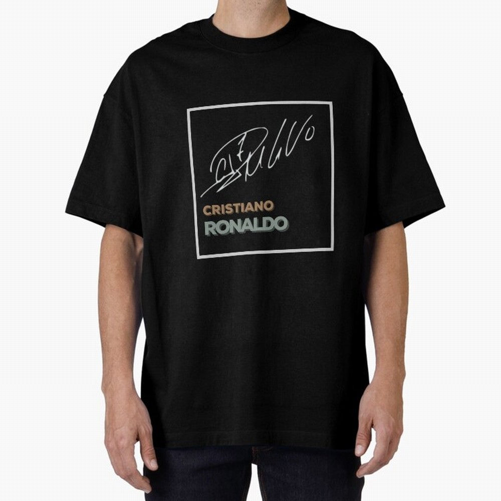 SIUUU - Cristiano Ronaldo CR7 Best Seller Oversized T-Shirt Celebrate Fan Favorites in Global Football Passion for FIFA World Cup 2026, Celebrating Mbappe, England, France and Netherlands, Goal Celebration Energy, Supporter Heritage, Football Icons