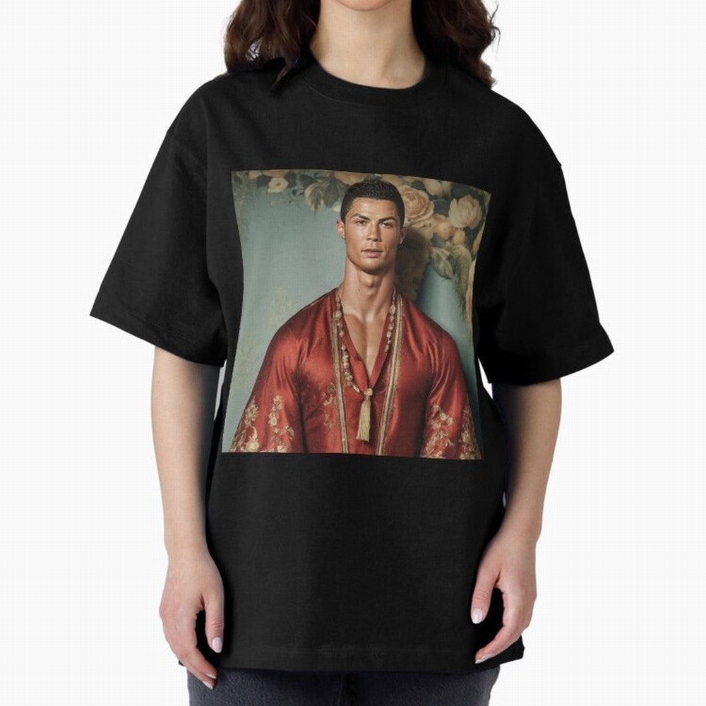 Cristiano Ronaldo Oversized T-Shirt Celebrate Every Goal in Global Football Passion for FIFA World Cup 2026, Celebrating Mbappe and Neymar, Germany, Game Day Rituals, Football Legends, Country Pride and the Road to the Final; Great for Supporters