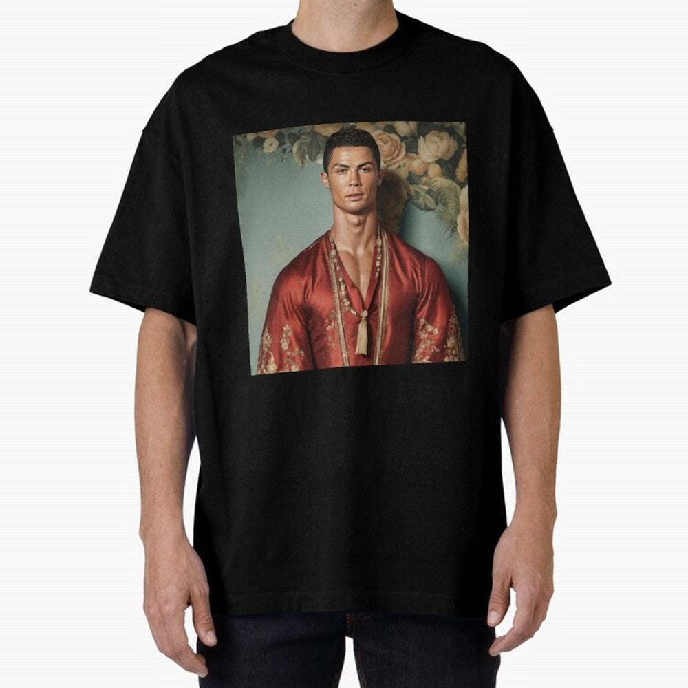 Cristiano Ronaldo Oversized T-Shirt Celebrate Every Goal in Global Football Passion for FIFA World Cup 2026, Celebrating Mbappe and Neymar, Germany, Game Day Rituals, Football Legends, Country Pride and the Road to the Final; Great for Supporters