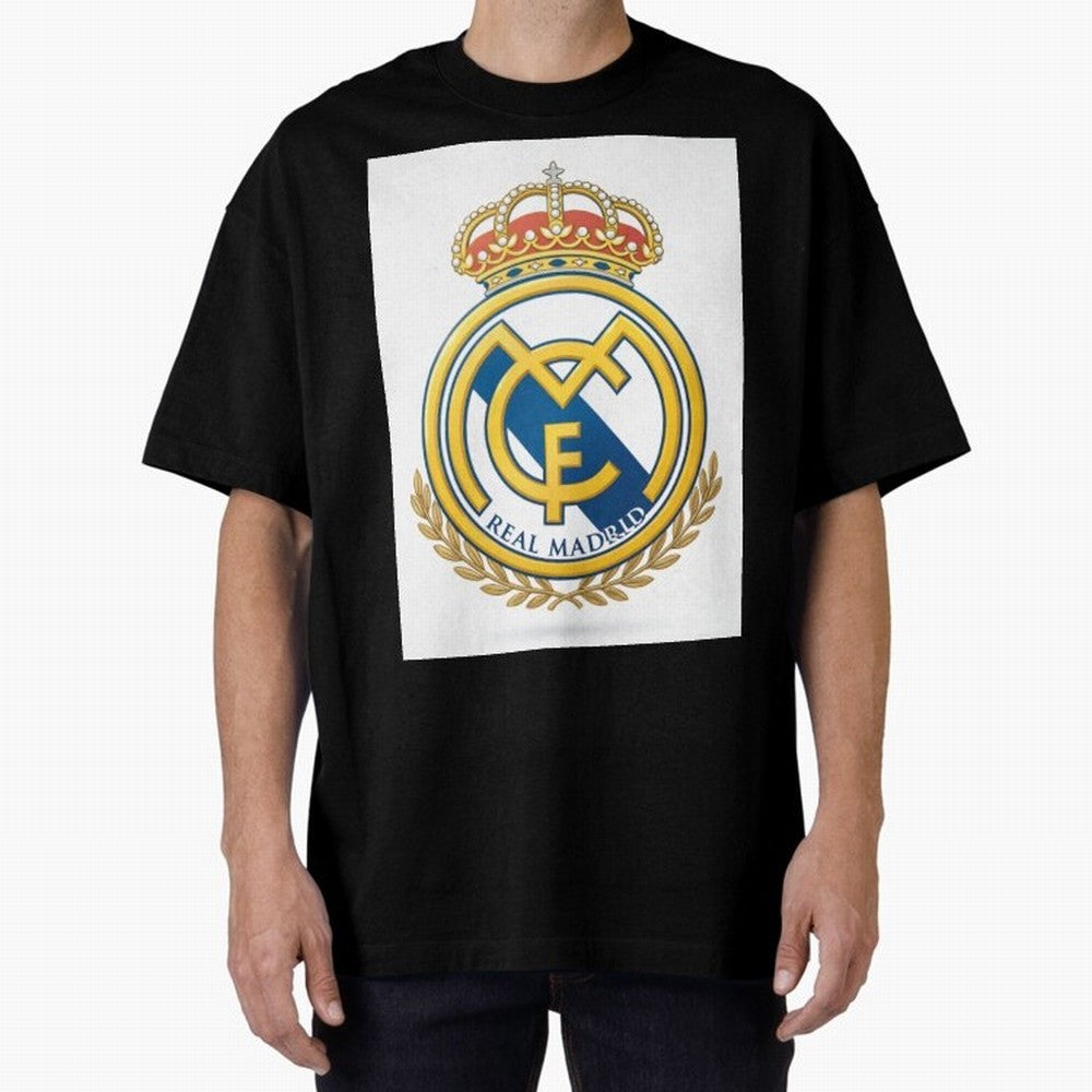 Real Futbol Bernab¨¦u Oversized T-Shirt Show Love for Legendary Goals in the FIFA World Cup 2026 Group Stage Journey through Messi Highlights, Portugal, Spain and Germany Pride, Soccer Culture, Superstar Moments, National Team Dreams and