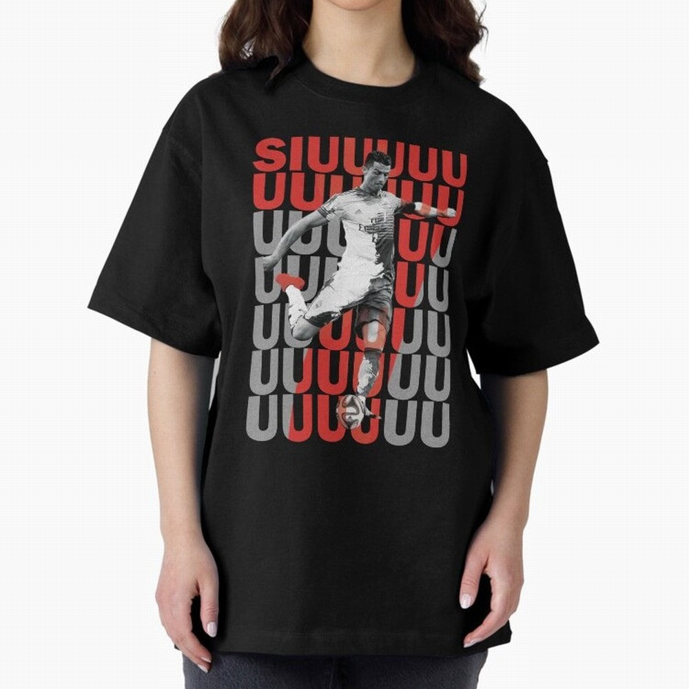 Siuuuuuu Cristiano Ronaldo Oversized T-Shirt Make the Season About Global Football Passion for FIFA World Cup 2026 Group Stage, Connected to CR7, England and Germany, Soccer Culture, Superstar Moments, National Team Dreams and Competitive Fire;