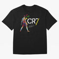 Cr7 Cristiano Ronaldo Signature Oversized T-Shirt Remember Iconic Moments from Match Day Hype around FIFA World Cup 2026 Group Stage, Haaland and Mbappe, England, Supporter Pride, Iconic Celebrations, Legendary Names and Global Match Day Energy;