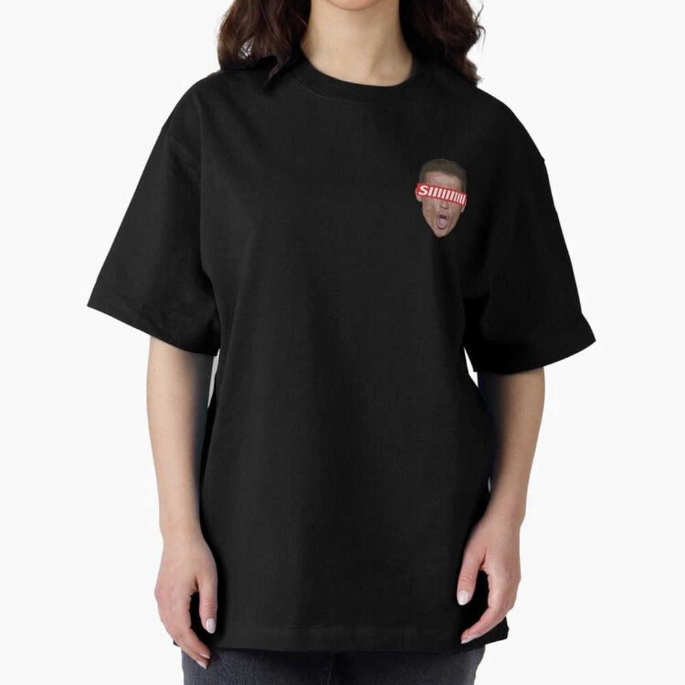 SIIII - Cristiano Ronaldo - Floating Head Oversized T-Shirt Get Ready for Global Football Passion for FIFA World Cup 2026, Driven by Messi, Brazil, Worldwide Fan Energy, Dramatic Goals, Stadium Lights and Championship Celebrations; Perfect for