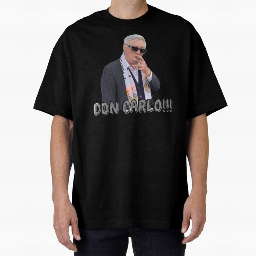 Don Carlo Ancelotti Oversized T-Shirt Celebrate Fan Favorites in the FIFA World Cup 2026 Group Stage Journey through Cristiano Ronaldo, Haaland and CR7 Highlights, Netherlands Pride, Worldwide Fan Energy, Dramatic Goals, Stadium Lights and