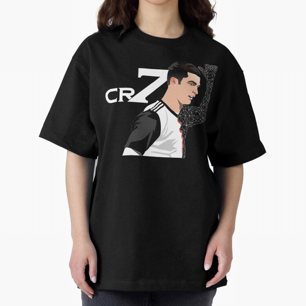 Cristiano Ronaldo 7 Cristiano Ronaldo Cristiano Oversized T-Shirt Remember Match Day Hype around FIFA World Cup 2026 Group Stage, Messi, Neymar and Mbappe, Netherlands, Match Day Excitement, Supporter Culture, Golden Goals and Global Football