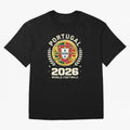 Portugal 2026 World Football Oversized T-Shirt Relive the Noise and Pride of FIFA World Cup 2026 Group Stage Spirit, Celebrating Netherlands, Neymar, Haaland and Cristiano Ronaldo, Match Day Excitement, Supporter Culture, Golden Goals and Global