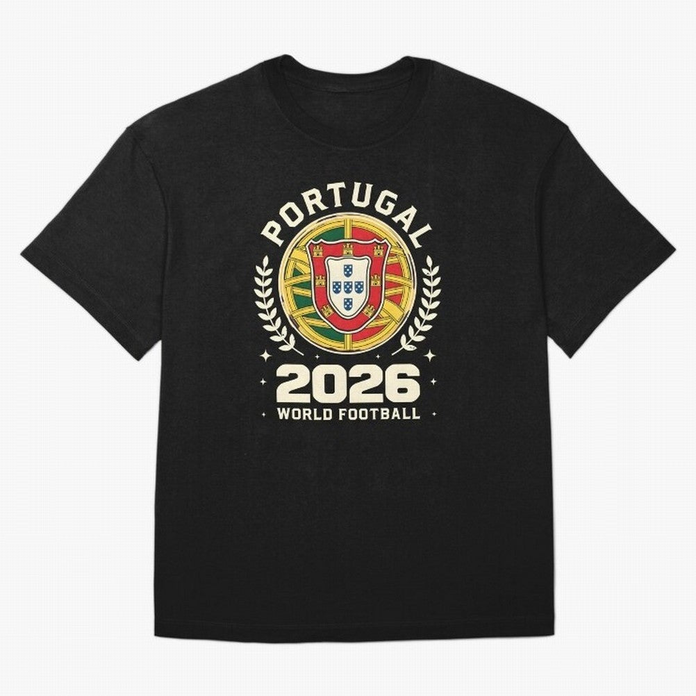 Portugal 2026 World Football Oversized T-Shirt Relive the Noise and Pride of FIFA World Cup 2026 Group Stage Spirit, Celebrating Netherlands, Neymar, Haaland and Cristiano Ronaldo, Match Day Excitement, Supporter Culture, Golden Goals and Global