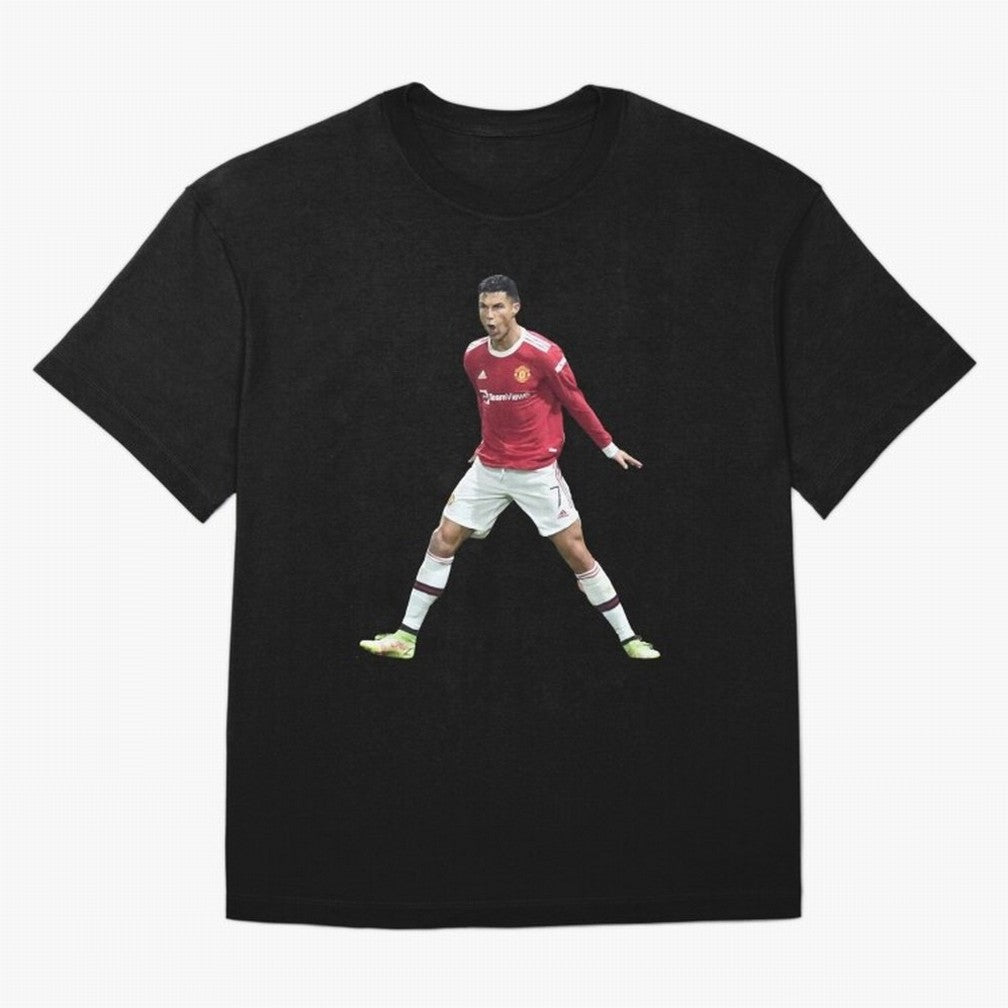 Ronaldo in Flight Oversized T-Shirt Share FIFA World Cup 2026 USA Canada Mexico for Fans of Cristiano Ronaldo and Argentina, France and Brazil, Bringing Tournament Hype, Historic Matchups, Family Viewing Parties and Global Sports Pride; Built for