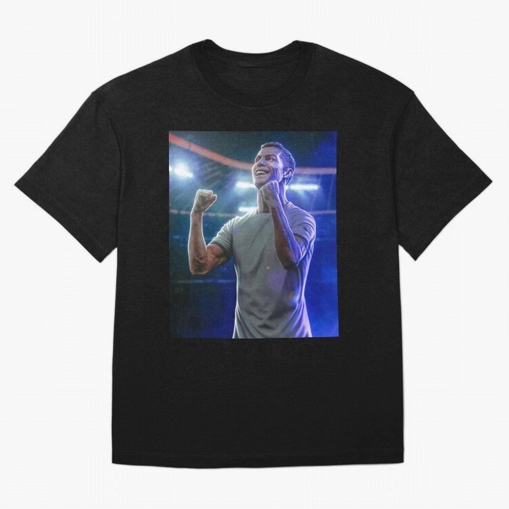 Cristiano Ronaldo Oversized T-Shirt Celebrate the Magic of FIFA World Cup 2026 Group Stage Spirit, Centered on Netherlands, Messi, Neymar and Mbappe, Supporter Pride, Iconic Celebrations, Legendary Names and Global Match Day Energy; Built for