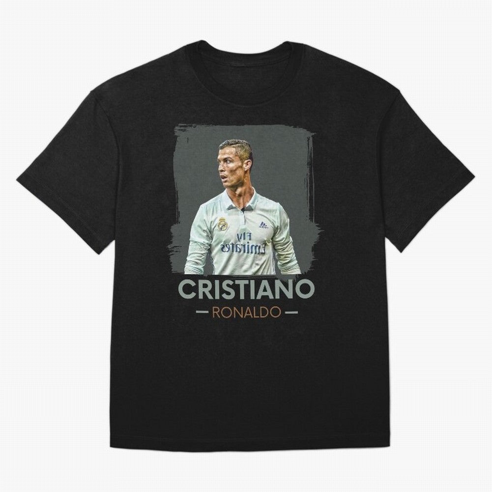 Cristiano Ronaldo Best Seller Oversized T-Shirt Honor the Football Icons of FIFA World Cup 2026 Group Stage Spirit, with Portugal, Messi, Championship Spirit, Famous Goals, Roaring Crowds and International Football Unity; Ideal for Fans Who Follow