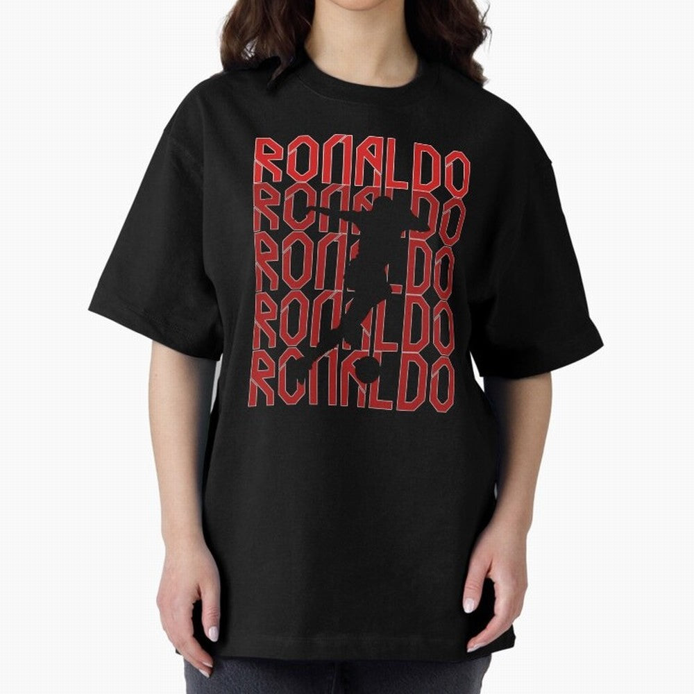 Cristiano Ronaldo Oversized T-Shirt Celebrate the Biggest Stage of the FIFA World Cup 2026 Journey through Messi, Neymar and Mbappe Highlights, France Pride, Game Day Rituals, Football Legends, Country Pride and the Road to the Final; Great for