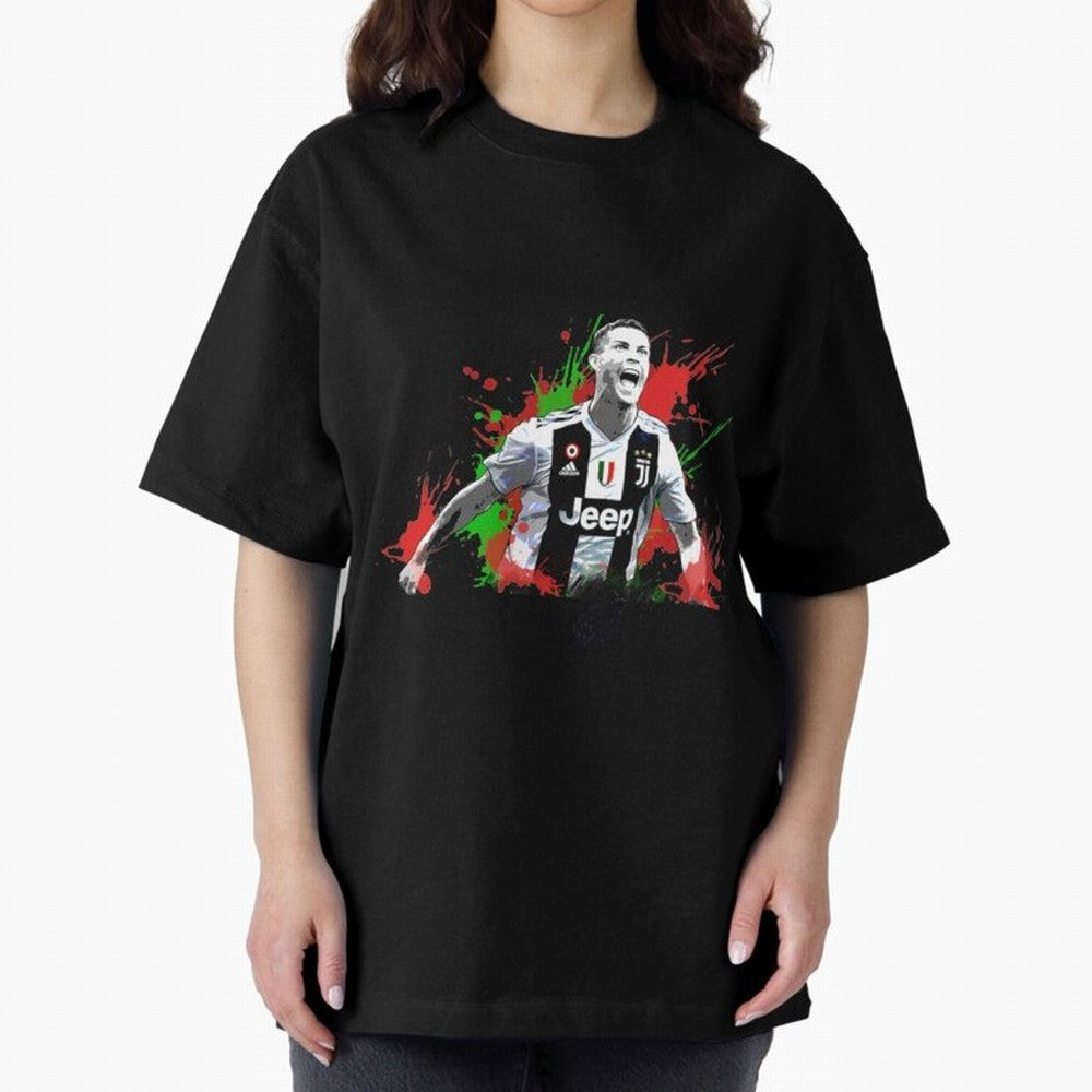 Cristiano Ronaldo Cristiano Ronaldo Oversized T-Shirt Show Your Love for FIFA World Cup 2026 USA Canada Mexico with CR7 and Messi, England, France and Netherlands Energy, Soccer Culture, Superstar Moments, National Team Dreams and Competitive Fire;