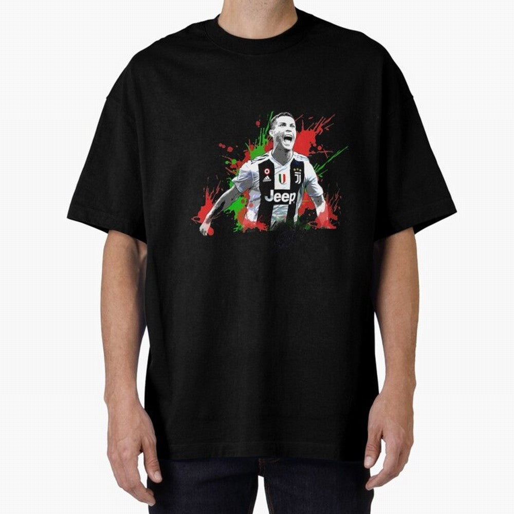 Cristiano Ronaldo Cristiano Ronaldo Oversized T-Shirt Show Your Love for FIFA World Cup 2026 USA Canada Mexico with CR7 and Messi, England, France and Netherlands Energy, Soccer Culture, Superstar Moments, National Team Dreams and Competitive Fire;