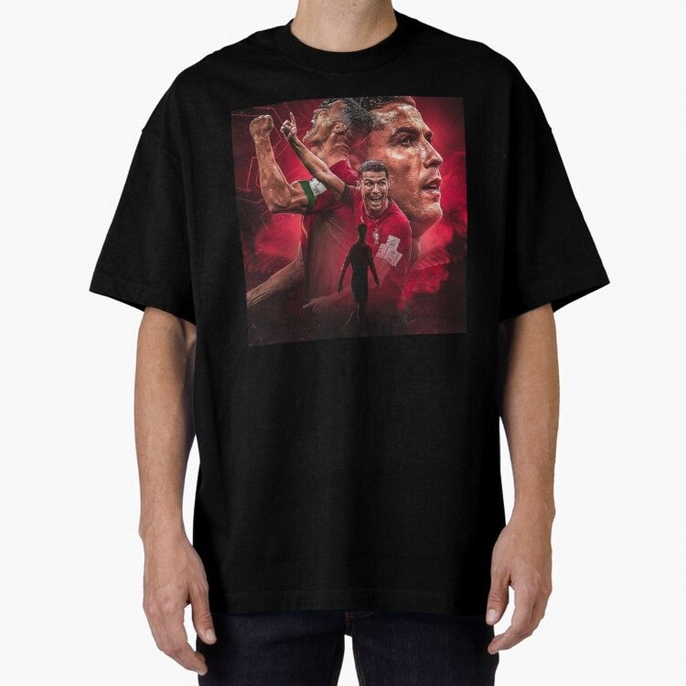 Cristiano Ronaldo - CR 7 Celebration Oversized T-Shirt Bring Match Day Fire to Match Day Hype around FIFA World Cup 2026, Cristiano Ronaldo, Argentina, France and Brazil, Champion Mindset, Group Stage Buzz, Knockout Tension and Passionate Fan