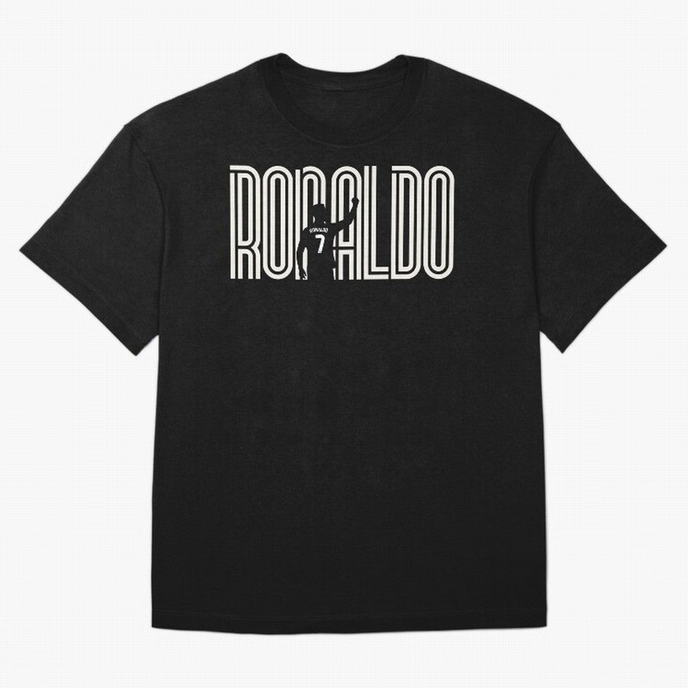 Fan Art - Cristiano Ronaldo (CR7) - Black Edition Oversized T-Shirt Experience FIFA World Cup 2026 Group Stage for Fans of Messi and England and Germany, Bringing Tournament Hype, Historic Matchups, Family Viewing Parties and Global Sports Pride;