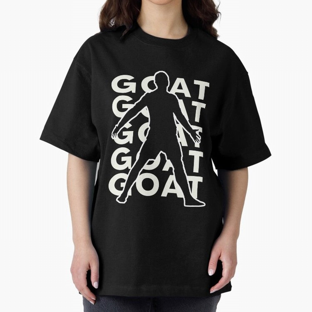 Cristiano Ronaldo the goat CR7 Oversized T-Shirt Celebrate the Magic of FIFA World Cup 2026 Group Stage for Fans of Neymar and France and Portugal, Bringing Worldwide Fan Energy, Dramatic Goals, Stadium Lights and Championship Celebrations; Made