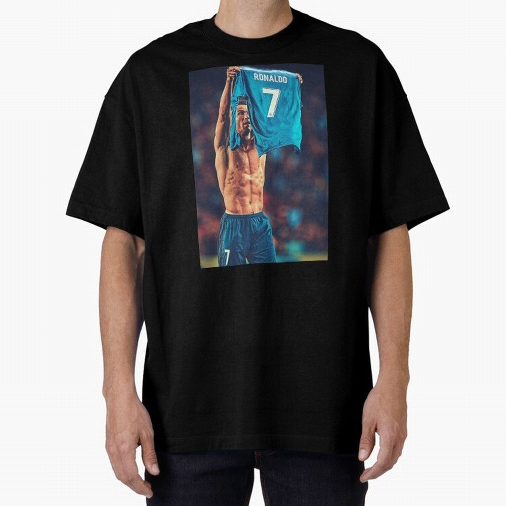 Cristiano Ronaldo Siu Goat,Ronaldo Gifts, Ronaldo Best Selling , Ronaldo Top Items Oversized T-Shirt Feel International Energy from FIFA World Cup 2026 for Fans of Cristiano Ronaldo and Germany, Bringing Stadium Memories, Football Loyalty,