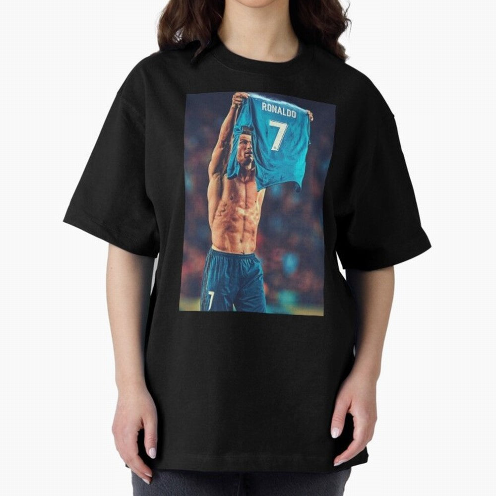 Cristiano Ronaldo Siu Goat,Ronaldo Gifts, Ronaldo Best Selling , Ronaldo Top Items Oversized T-Shirt Feel International Energy from FIFA World Cup 2026 for Fans of Cristiano Ronaldo and Germany, Bringing Stadium Memories, Football Loyalty,