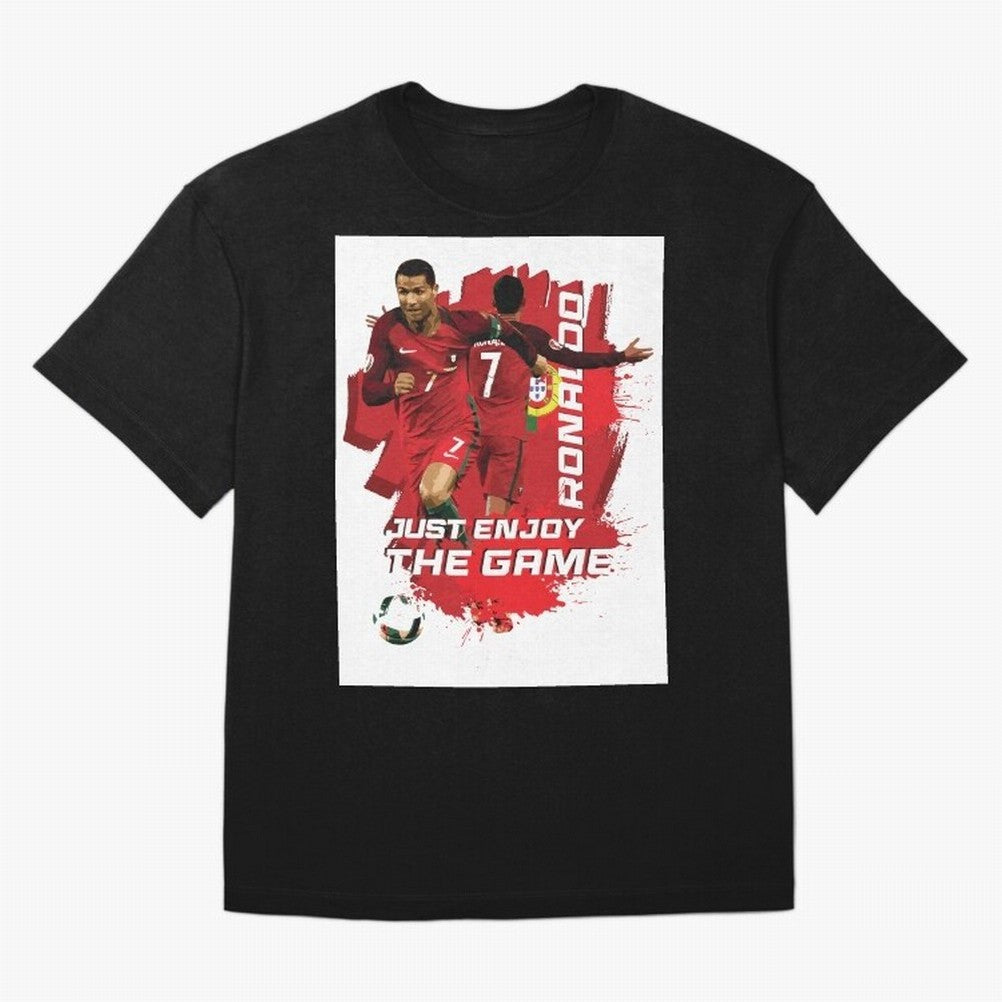 Cristiano Ronaldo Oversized T-Shirt Honor the Beautiful Game during FIFA World Cup 2026 USA Canada Mexico Centered on CR7, France Energy, Global Supporter Spirit, Legendary Goals, National Colors and Tournament Celebration; Ideal for Passionate