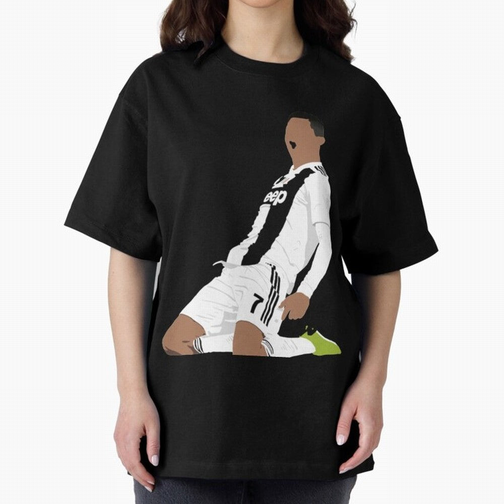 Cristiano Ronaldo Cristiano Ronaldo Oversized T-Shirt Join the Countdown to Global Football Passion for FIFA World Cup 2026 Group Stage, with Messi and Cristiano Ronaldo, England, Stadium Chants, National Pride, Trophy Dreams and Unforgettable