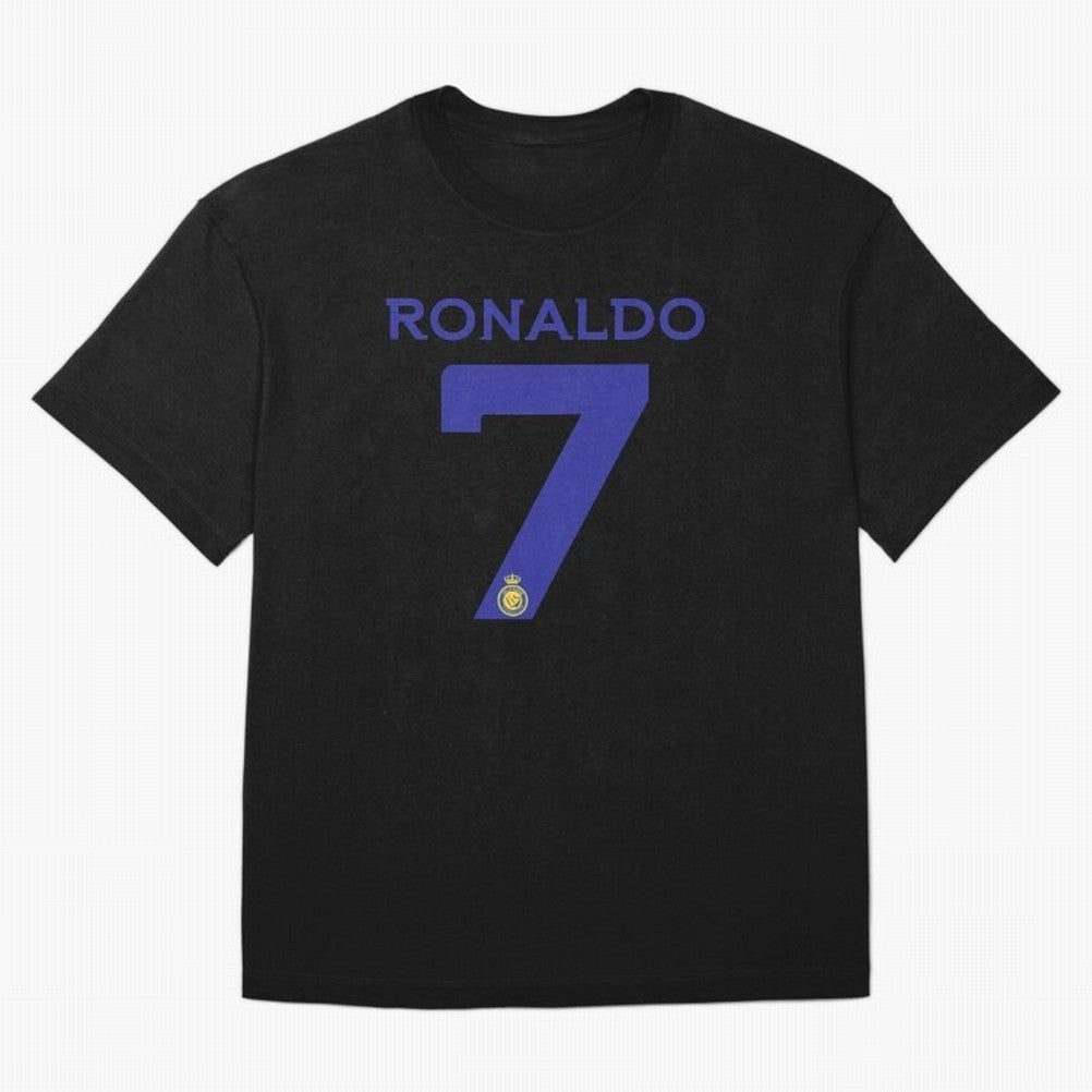 Ronaldo 7 Al-Nassr Football Club - Oversized T-Shirt Honor the Football Icons of Match Day Hype around FIFA World Cup 2026 USA Canada Mexico, Haaland, Brazil, Football Festival Excitement, Trophy Ambitions, Country Rivalries and Star Player Buzz;