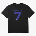 Ronaldo 7 Al-Nassr Football Club - Oversized T-Shirt Bring Champion Energy into FIFA World Cup 2026 USA Canada Mexico for Fans of CR7 and Argentina, Bringing Supporter Pride, Iconic Celebrations, Legendary Names and Global Match Day Energy; Ideal