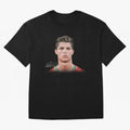 Cristiano Ronaldo T-Shirt Big Face Young Ronaldo Graphic Tee Oversized T-Shirt Bring Bold Fan Energy to FIFA World Cup 2026 Inspired by Cristiano Ronaldo, Haaland and CR7, France Energy, Football History, Final Match Energy, Crowd Noise and Once in