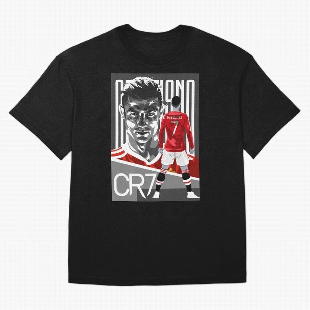 Cristiano Ronaldo in Red Oversized T-Shirt Celebrate Unforgettable Nights in Match Day Hype around FIFA World Cup 2026, CR7, Brazil, Portugal and Argentina, Football Festival Excitement, Trophy Ambitions, Country Rivalries and Star Player Buzz;
