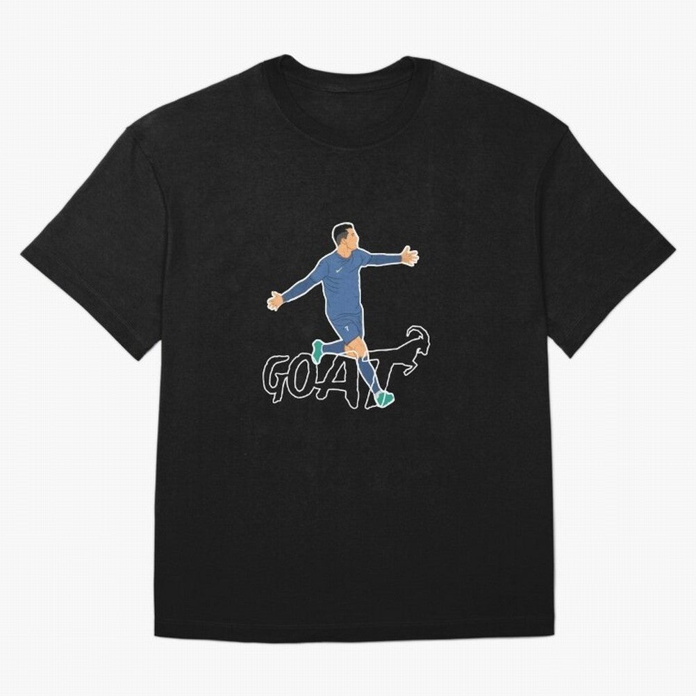 Cristiano Ronaldo - GOAT Oversized T-Shirt Celebrate Classic Football Spirit in the FIFA World Cup 2026 Group Stage Journey through Neymar Highlights, Netherlands Pride, Supporter Pride, Iconic Celebrations, Legendary Names and Global Match Day