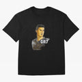 Cristiano Ronaldo digital art Oversized T-Shirt Celebrate FIFA World Cup 2026 Group Stage Driven by Messi, Neymar and Mbappe, Spain Energy, Soccer Culture, Superstar Moments, National Team Dreams and Competitive Fire; Made for Die Hard Supporters,