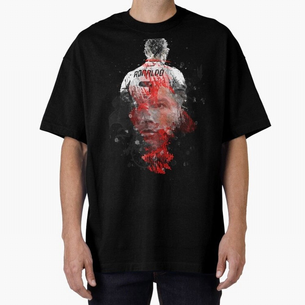 cristiano ronaldo Oversized T-Shirt Honor the Beautiful Game during FIFA World Cup 2026 Group Stage Spirit, Celebrating Spain, CR7, Goal Celebration Energy, Supporter Heritage, Football Icons and Worldwide Tournament Joy; Ideal for Fans Who Follow