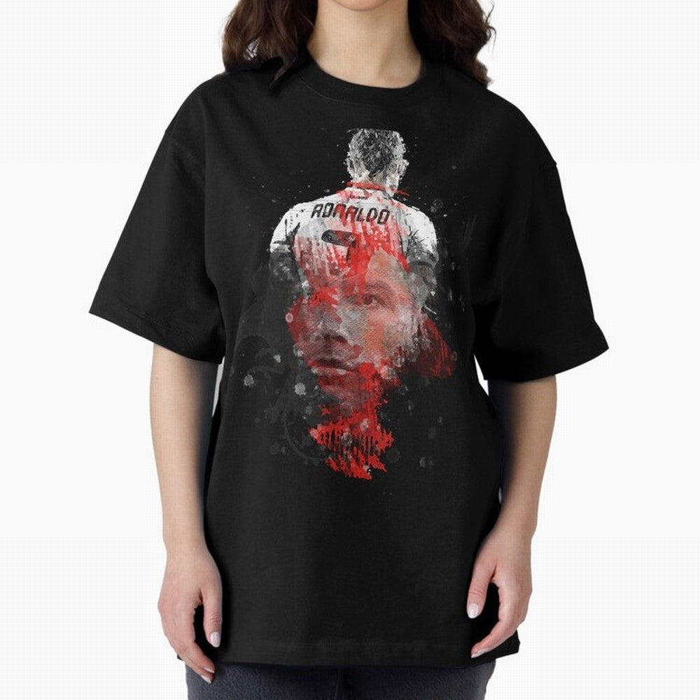 cristiano ronaldo Oversized T-Shirt Honor the Beautiful Game during FIFA World Cup 2026 Group Stage Spirit, Celebrating Spain, CR7, Goal Celebration Energy, Supporter Heritage, Football Icons and Worldwide Tournament Joy; Ideal for Fans Who Follow