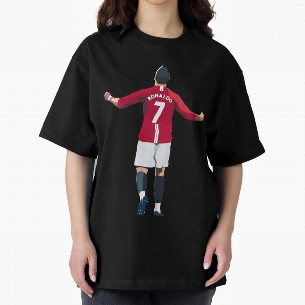 Cristiano Ronaldo Legend Cristiano Ronaldo Oversized T-Shirt Honor Champions and Dreams in Match Day Hype around FIFA World Cup 2026 USA Canada Mexico, Messi, CR7 and Mbappe, England, France and Netherlands, Global Supporter Spirit, Legendary
