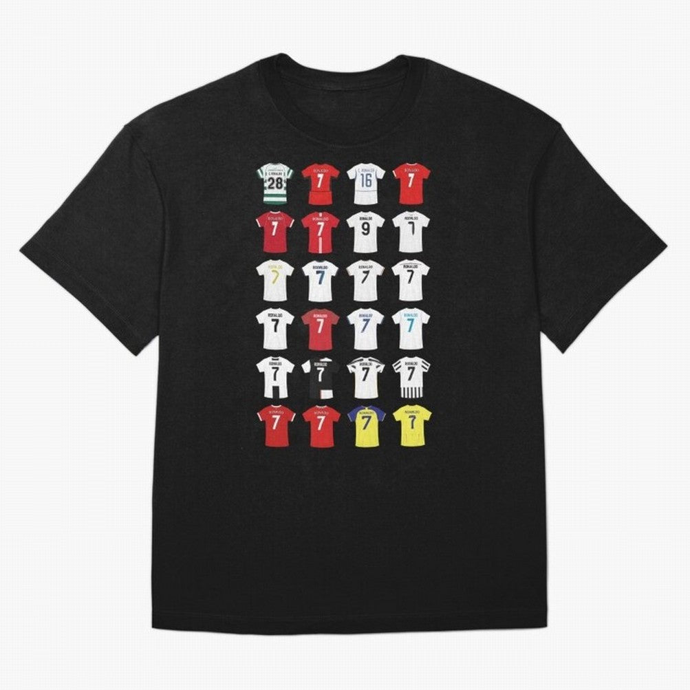 Cristiano Ronaldo Football Oversized T-Shirt Represent FIFA World Cup 2026 USA Canada Mexico for Fans of Cristiano Ronaldo and Portugal, Spain and Germany, Bringing Match Day Excitement, Supporter Culture, Golden Goals and Global Football Passion;