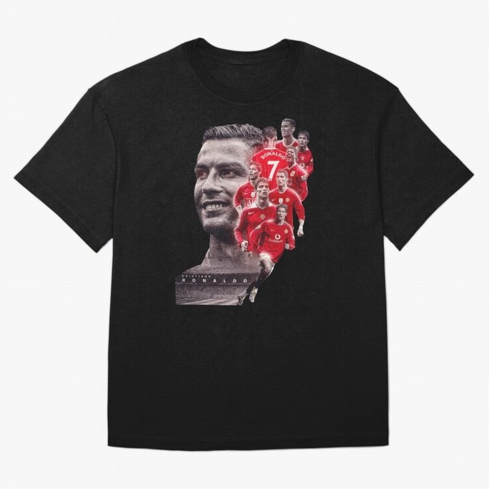 ronaldo Oversized T-Shirt Celebrate Football Heritage in Global Football Passion for FIFA World Cup 2026 USA Canada Mexico, Inspired by Neymar, England and Germany, Classic Soccer Heritage, Championship Pressure, Fan Loyalty and International
