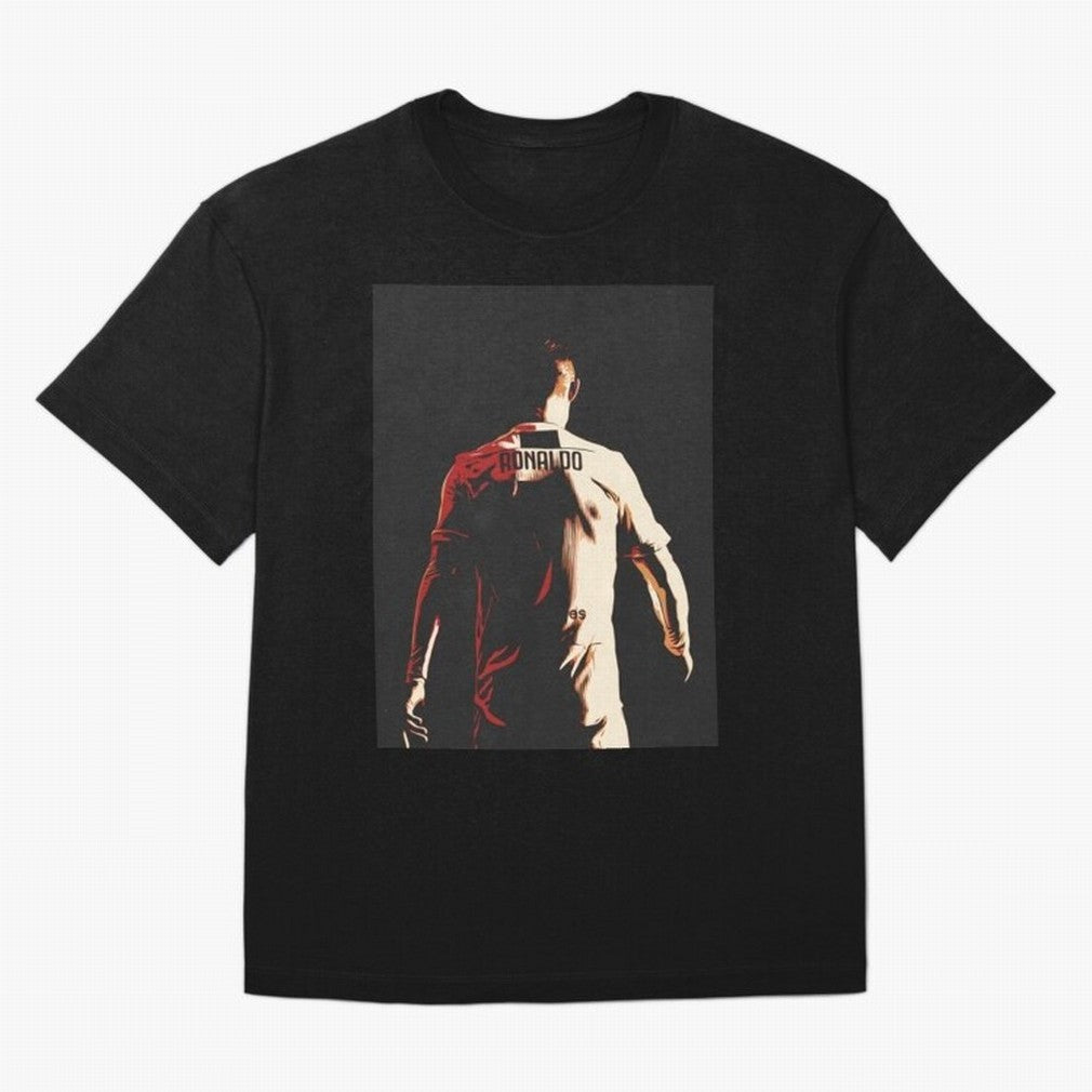 Cristiano Ronaldo Cristiano Ronaldo Juventus Oversized T-Shirt Show Your Stadium Side during Global Football Passion for FIFA World Cup 2026 USA Canada Mexico, Driven by Messi, Neymar and Mbappe, Argentina, France and Brazil, Goal Celebration