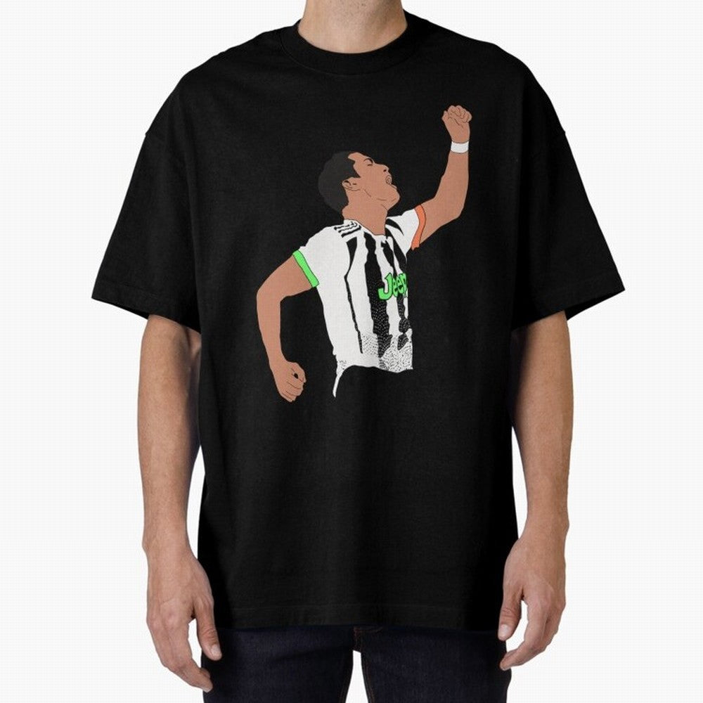 Cristiano Ronaldo Cristiano Ronaldo Juve Oversized T-Shirt Feel the Roar of FIFA World Cup 2026 USA Canada Mexico Centered on Mbappe, England, France and Netherlands Energy, Champion Mindset, Group Stage Buzz, Knockout Tension and Passionate Fan