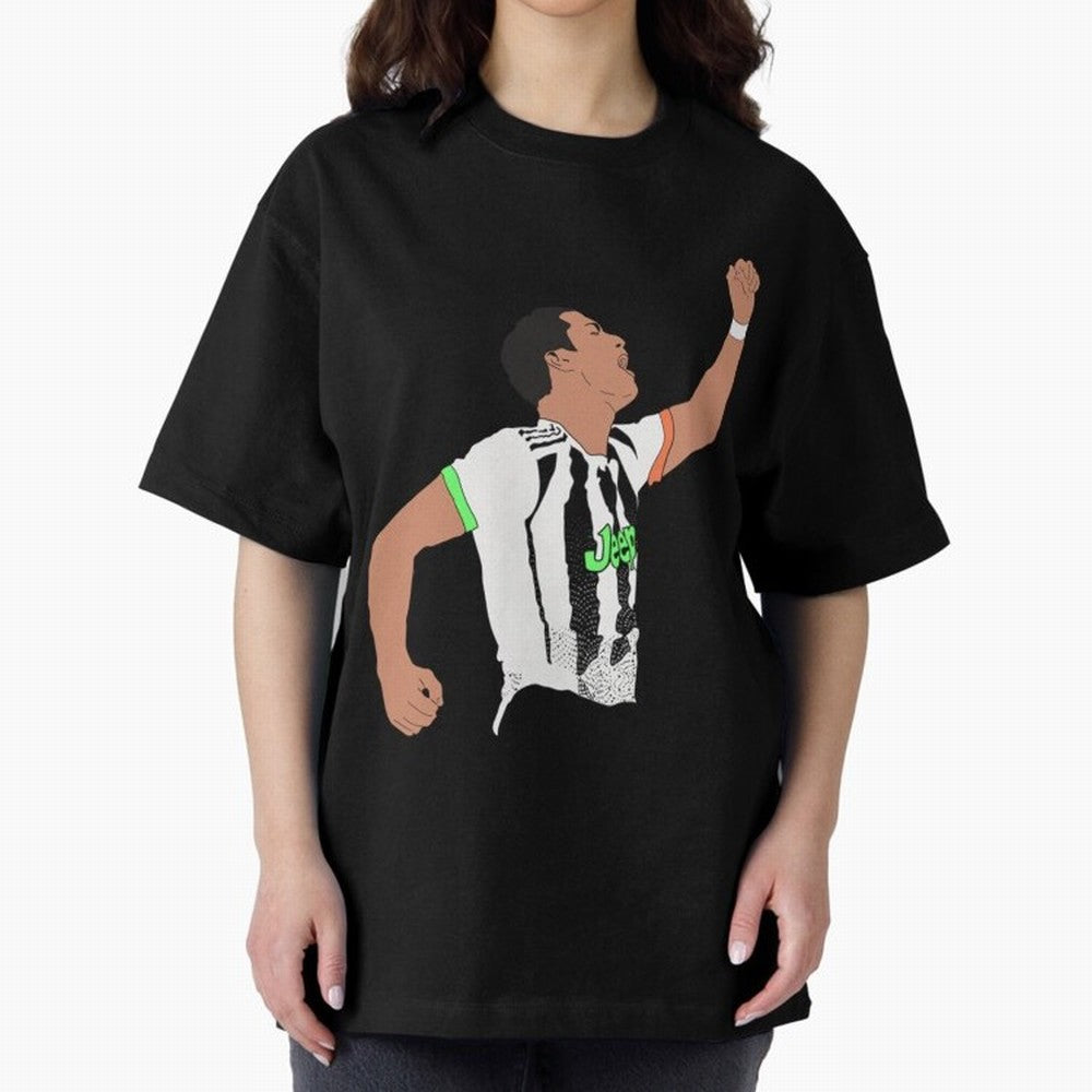 Cristiano Ronaldo Cristiano Ronaldo Juve Oversized T-Shirt Feel the Roar of FIFA World Cup 2026 USA Canada Mexico Centered on Mbappe, England, France and Netherlands Energy, Champion Mindset, Group Stage Buzz, Knockout Tension and Passionate Fan
