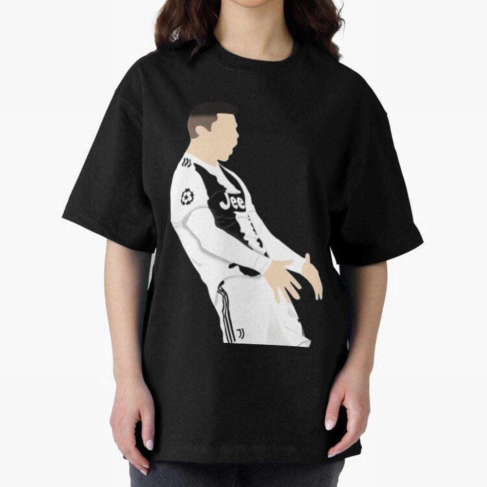 Cristiano Ronaldo Cristiano Ronaldo cr7 Oversized T-Shirt Treasure Match Day Hype around FIFA World Cup 2026, Mbappe and Neymar, Spain and Netherlands, Retro Football Energy, Iconic Rivalries, Trophy Chase Drama and Stadium Atmosphere; Ideal for