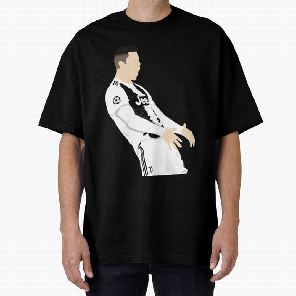 Cristiano Ronaldo Cristiano Ronaldo cr7 Oversized T-Shirt Treasure Match Day Hype around FIFA World Cup 2026, Mbappe and Neymar, Spain and Netherlands, Retro Football Energy, Iconic Rivalries, Trophy Chase Drama and Stadium Atmosphere; Ideal for