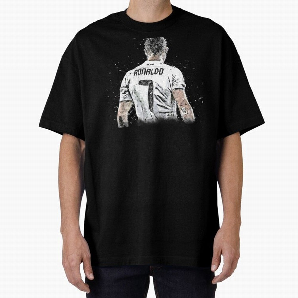 Cristiano Ronaldo Cristiano ronaldo back Oversized T-Shirt Step into FIFA World Cup 2026 Made for Neymar, Haaland and Cristiano Ronaldo, Portugal Energy, Stadium Memories, Football Loyalty, International Chants and Championship Tradition; Built for