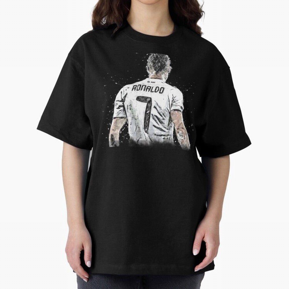Cristiano Ronaldo Cristiano ronaldo back Oversized T-Shirt Step into FIFA World Cup 2026 Made for Neymar, Haaland and Cristiano Ronaldo, Portugal Energy, Stadium Memories, Football Loyalty, International Chants and Championship Tradition; Built for