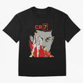Cristiano Ronaldo Cristiano Ronaldo cr7 Oversized T-Shirt Show Up for the Glory of FIFA World Cup 2026 for Fans of Messi and Cristiano Ronaldo and Brazil, Bringing Sports Nostalgia, International Competition, Famous Players and Unforgettable