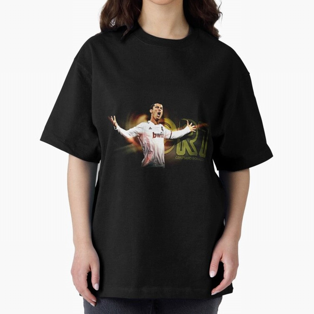 cristiano ronaldo 887 Oversized T-Shirt Capture Stadium Memories from FIFA World Cup 2026 with Messi, Portugal Energy, Worldwide Fan Energy, Dramatic Goals, Stadium Lights and Championship Celebrations; Created for Match Day Parties, Soccer Gifts,